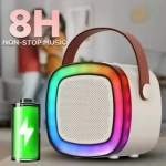 CMiK MK-02 Karaoke Ηχείο Bluetooth 10W με Μικρόφωνο σε Μπεζ Χρώμα