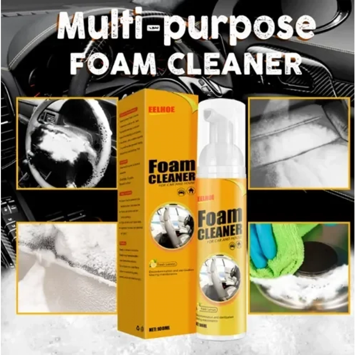 Καθαριστικό αφρού αυτοκινήτου 100ml Foam Cleaner EELHOE - Image 2