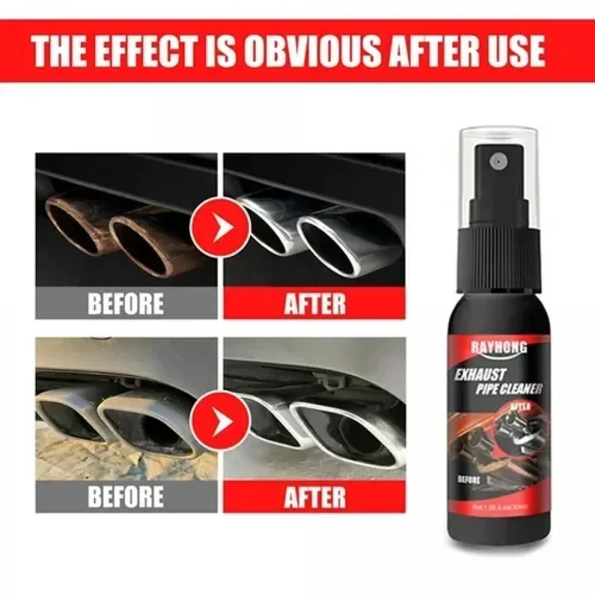 Καθαριστικό σωλήνα εξάτμισης 30ml Exhaust Pipe Cleaner Rayhong - Image 2
