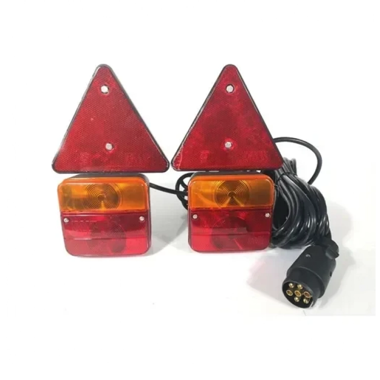 Μαγνητικά φανάρια τρέιλερ με τριγωνικό ανακλαστήρα