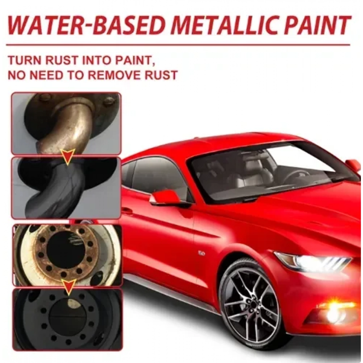 Μεταλλικό χρώμα με βάση το νερό 100g Water-Based Metallic Paint JAYSUING - Image 3