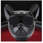 Mini φορητό ασύρματο ηχείο Bluetooth 3W σε σχήμα Bulldog με διάρκεια μπαταρίας έως 4 ώρες TF/FM 006 μαύρο