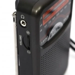 Mini φορητό ψηφιακό ραδιόφωνο SW/AM/FM LCD KK78 μαύρο - Image 6