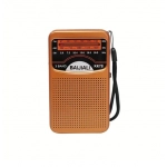 Mini φορητό ψηφιακό ραδιόφωνο SW/AM/FM LCD KK78 πορτοκαλί