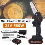 Mini Ηλεκτρικό Αλυσοπρίονο 24V 6'' Επαναφορτιζόμενο F. Easy D4190