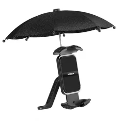 Περιστρεφόμενη θήκη τηλεφώνου ποδηλάτου με μικρή ομπρέλα Moxom MX-VS99 μαύρο