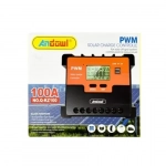 Ρυθμιστής φόρτισης 100A 12/24V PWM Andowl Q-KZ100 – μαύρο, πορτοκαλί - Image 3