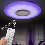 Φωτιστικό Οροφής Εσωτερικού Χώρου 62W RGB 500×500mm με Τηλεχειριστήριο και Ηχείο Universo C09-RGB