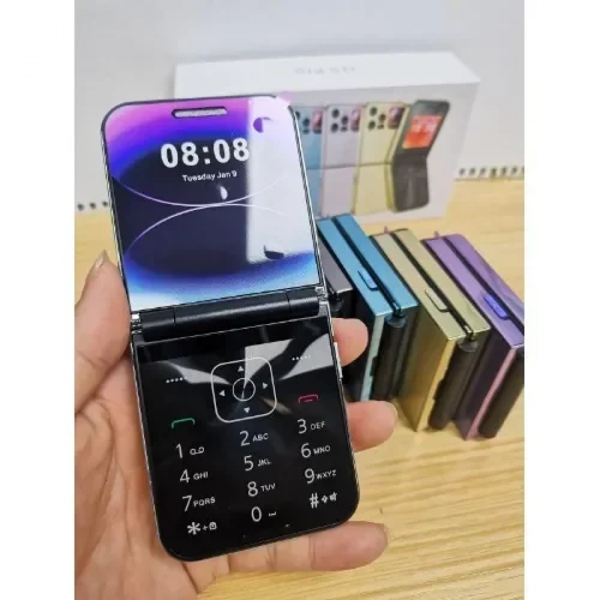 Αναδιπλούμενο Κινητό Τηλέφωνο 2.4'' με 2 sim i15 Pro