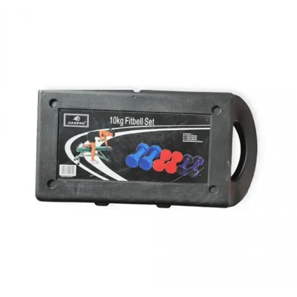 Σετ 6 βαράκια βινυλίου 10kg/ Fitbell Set - Image 2