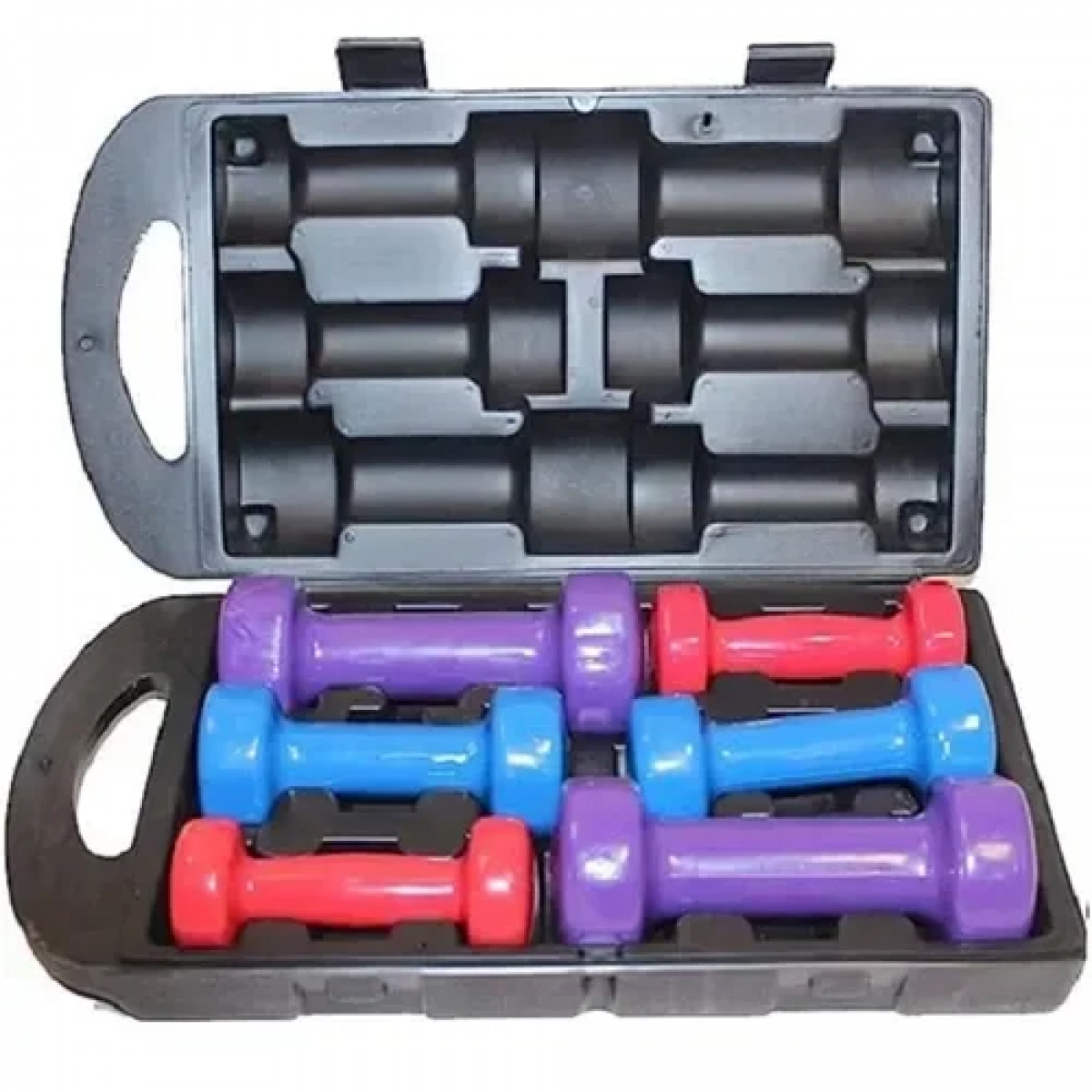 Σετ 6 βαράκια βινυλίου 10kg/ Fitbell Set - Image 3