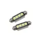 Σετ LED πλαφονιέρας C5W Canbus 39mm 12V 4 SMD ψυχρό λευκό 6000K 2τμχ