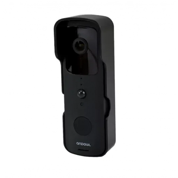 Smart WiFi κουδούνι πόρτας με κάμερα 4K Andowl Q-ML305 – μαύρο