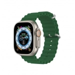 Smartwatch με παλμογράφο & ένδειξη μηνυμάτων με Bluetooth T800 Ultra πράσινο