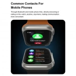 Smartwatch με παλμογράφο και απάντηση κλήσεων – μηνυμάτων U8 Ultra λευκό - Image 3