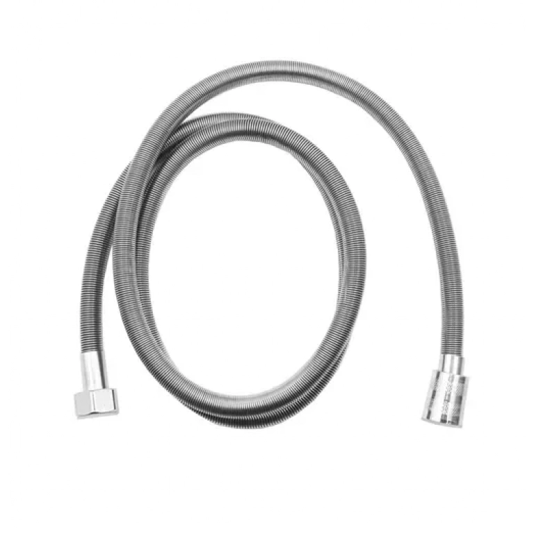 Σπιράλ ντουζ Inox 140cm ασημί KS-K-549