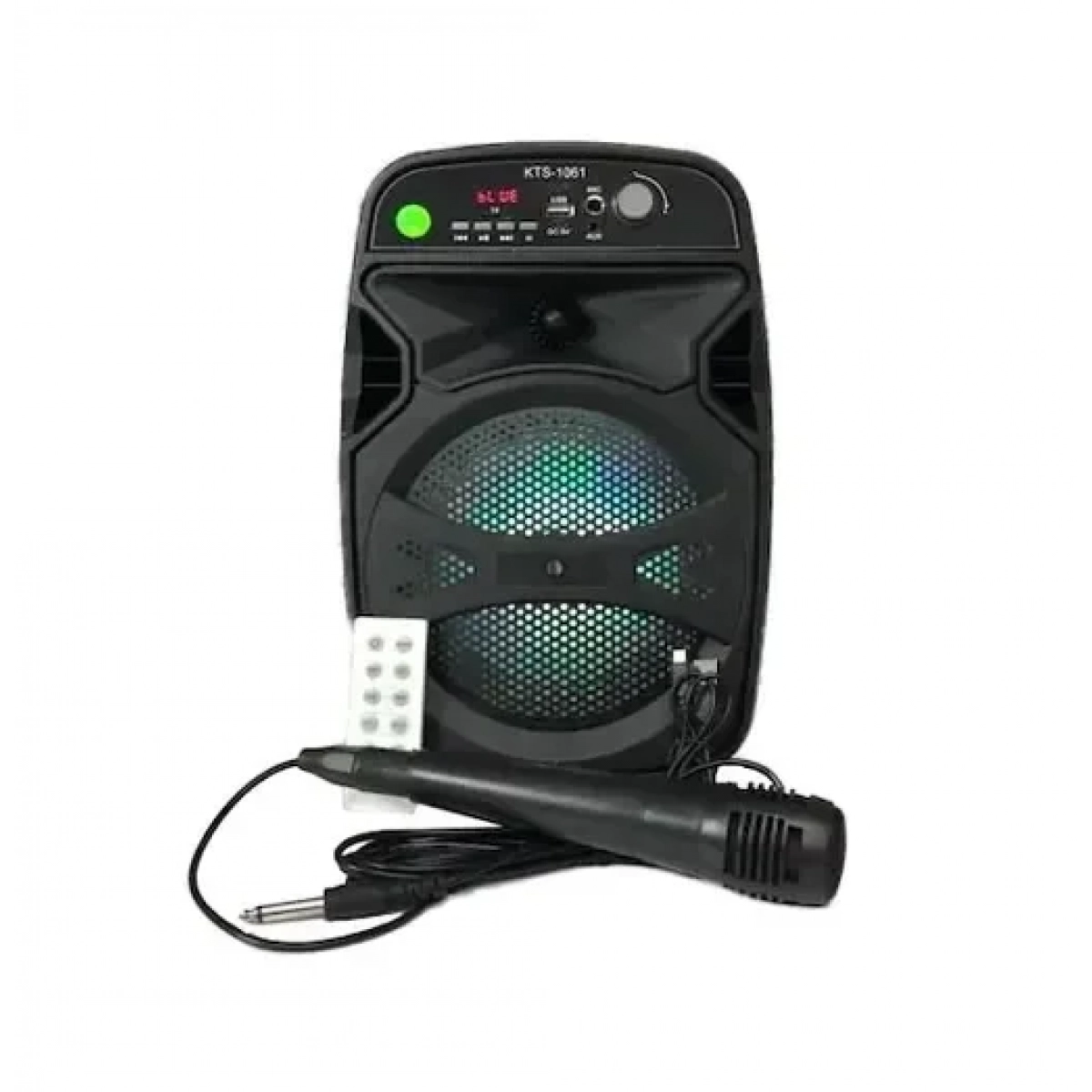 Σύστημα Karaoke με ενσύρματo μικρόφωνo KTS-1061 σε μαύρο χρώμα - Image 2
