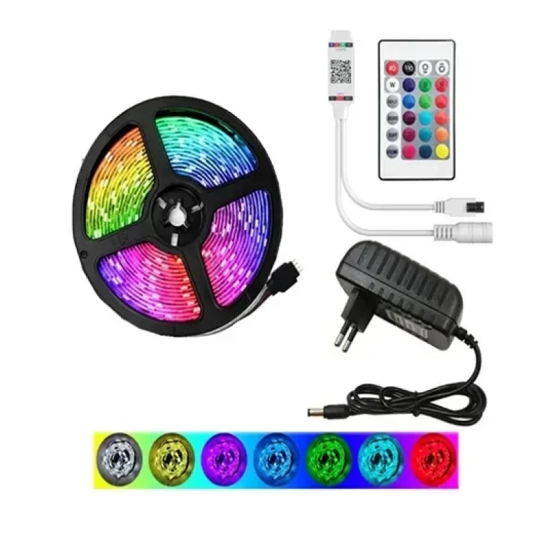 Ταινία LED RGB με κοντρόλ 5 μέτρα rixme 5050 RZ-138
