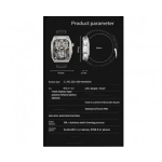Z85 Max Smartwatch με Παλμογράφο Μαύρο