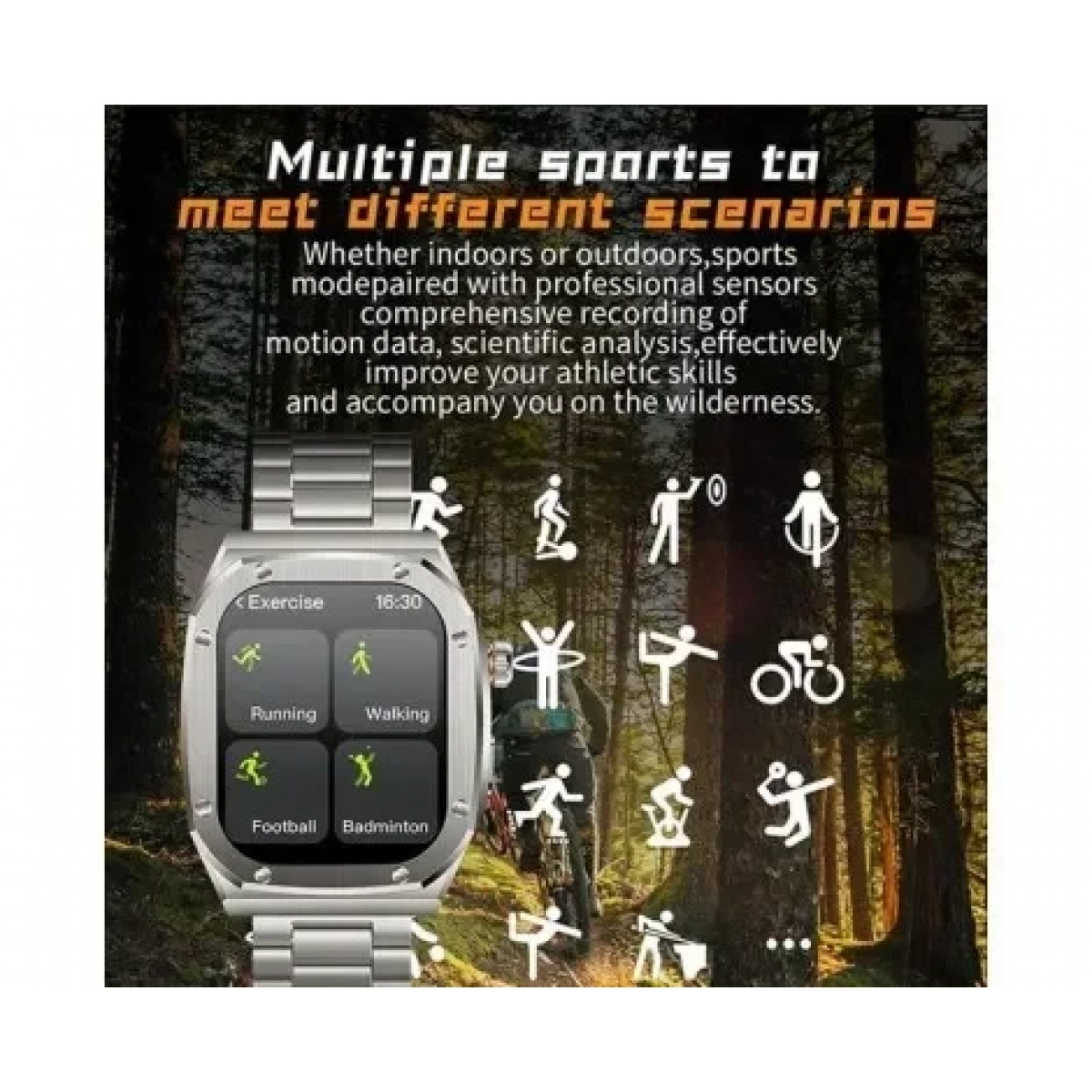 Z85 Max Smartwatch με Παλμογράφο Μαύρο