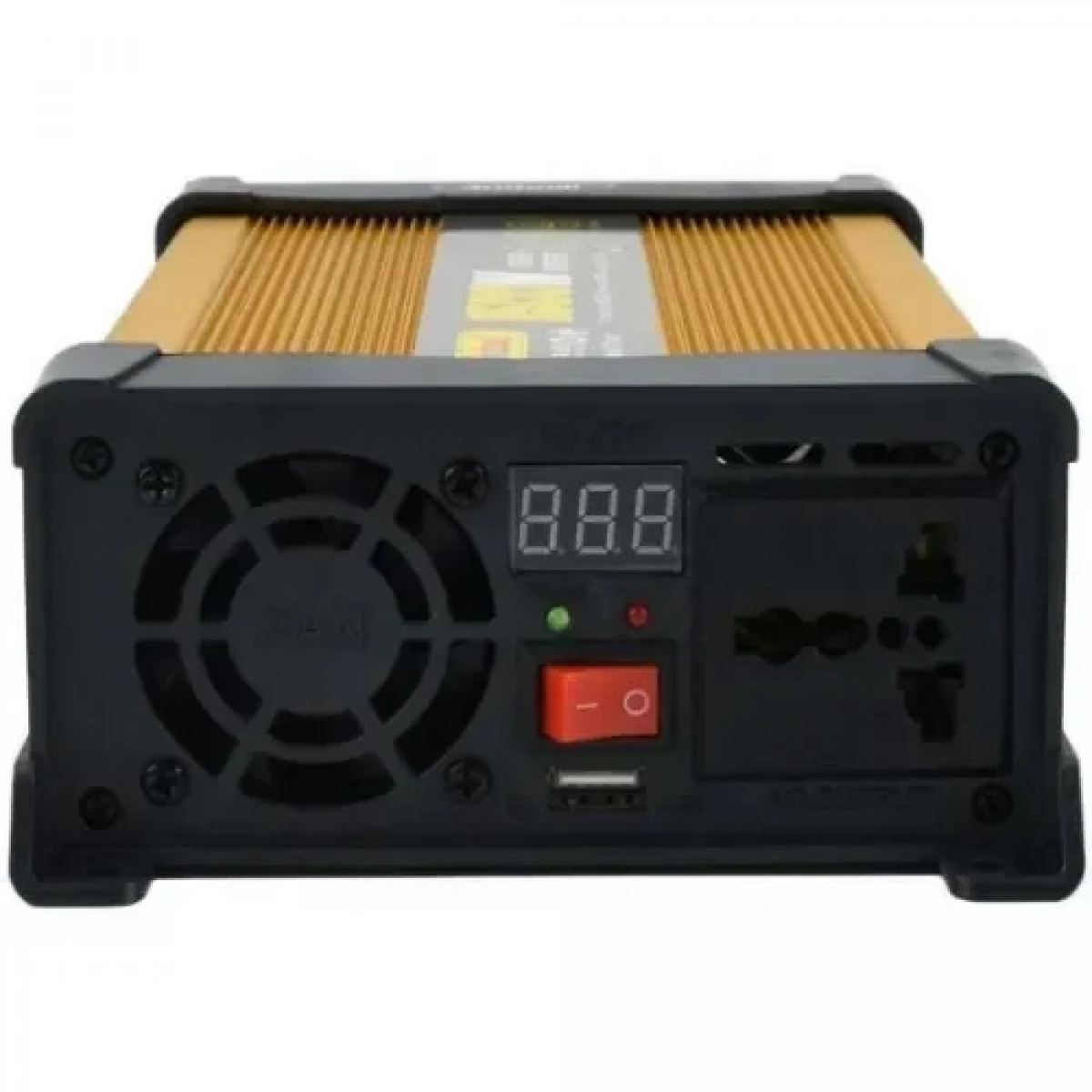 Inverter Τροποποιημένου Ημιτόνου 1500W 12V σε 220V Andowl Q-KS1500 – Χρυσό