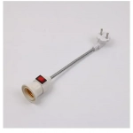 Βάση λάμπας τοίχου Ε27 με ευέλικτο βραχίονα με διακόπτη (1 κάθετη βάση) DY-25