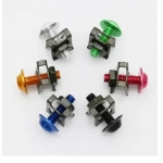 Βίδες πινακίδας μοτοσυκλέτας 6mm 10τμχ HW-0186 μπλε