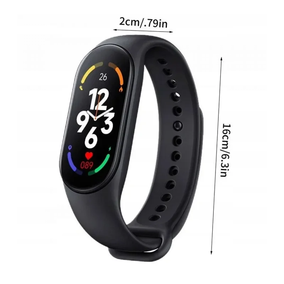 SPM M7 Activity Tracker με Παλμογράφο Μπλε