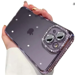 Θήκη Lens Diamond Αντικραδασμική για iPhone 15 Pro Μωβ