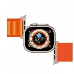 Λουράκι νάιλον για Apple Watch 1/2/3/4/5/6/7/8/SE/ULTRA 42/44/45/49mm Πορτοκαλί