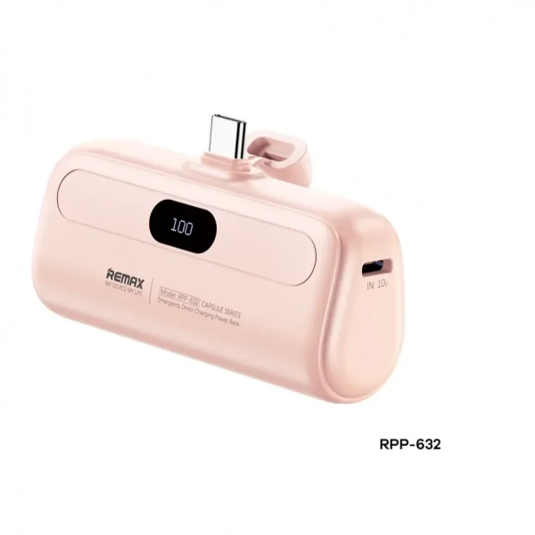 REMAX RPP-633 Capsule Powerbank Type-C Ροζ