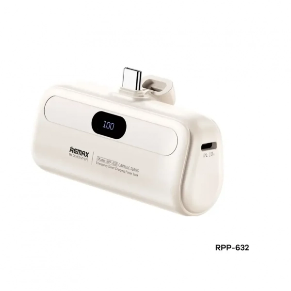 REMAX RPP-633 Capsule Powerbank Type-C Λευκό