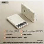 REMAX RPP-615 Mini Powerbank με Ασύρματη γρήγορη Φόρτιση Μπλε