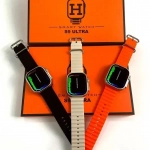 S9 Ultra Smartwatch με Παλμογράφο Μαύρο