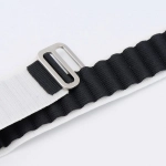 Λουράκι νάιλον για Apple Watch 1/2/3/4/5/6/7/8/SE/ULTRA 42/44/45/49mm Λευκό