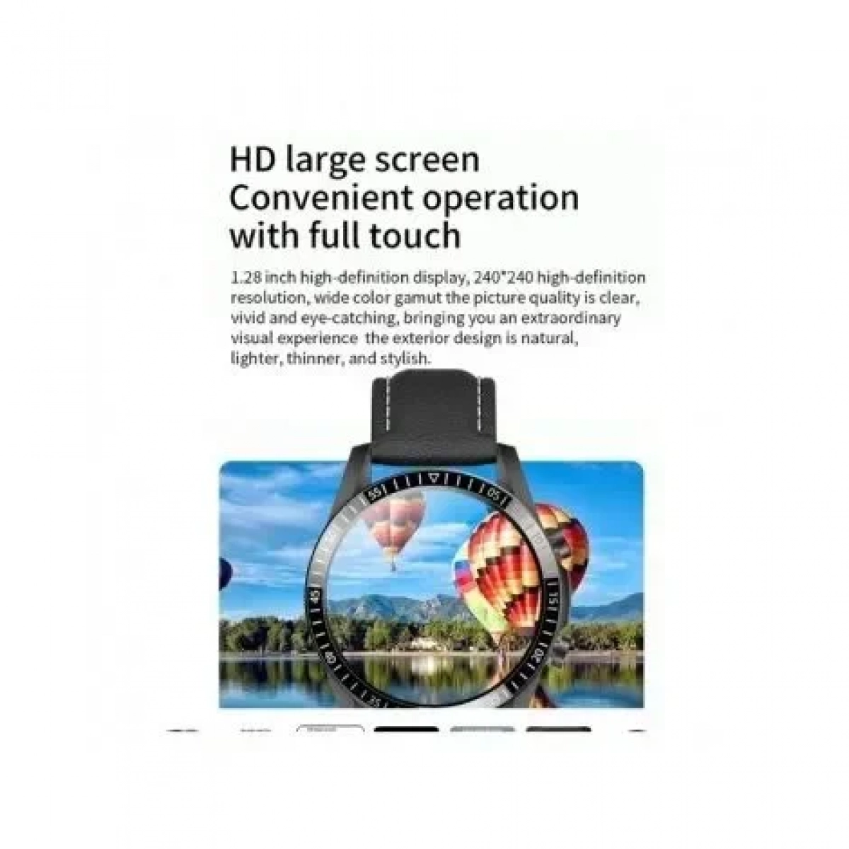 S36 Pro Smartwatch Bluetooth Μαύρο