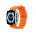 X8 Ultra Max 49mm Smartwatch με Παλμογράφο Πορτοκαλί