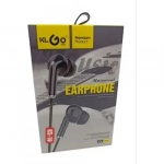 KLGO KS-18 In-ear Handsfree με Βύσμα 3.5mm Μαύρο