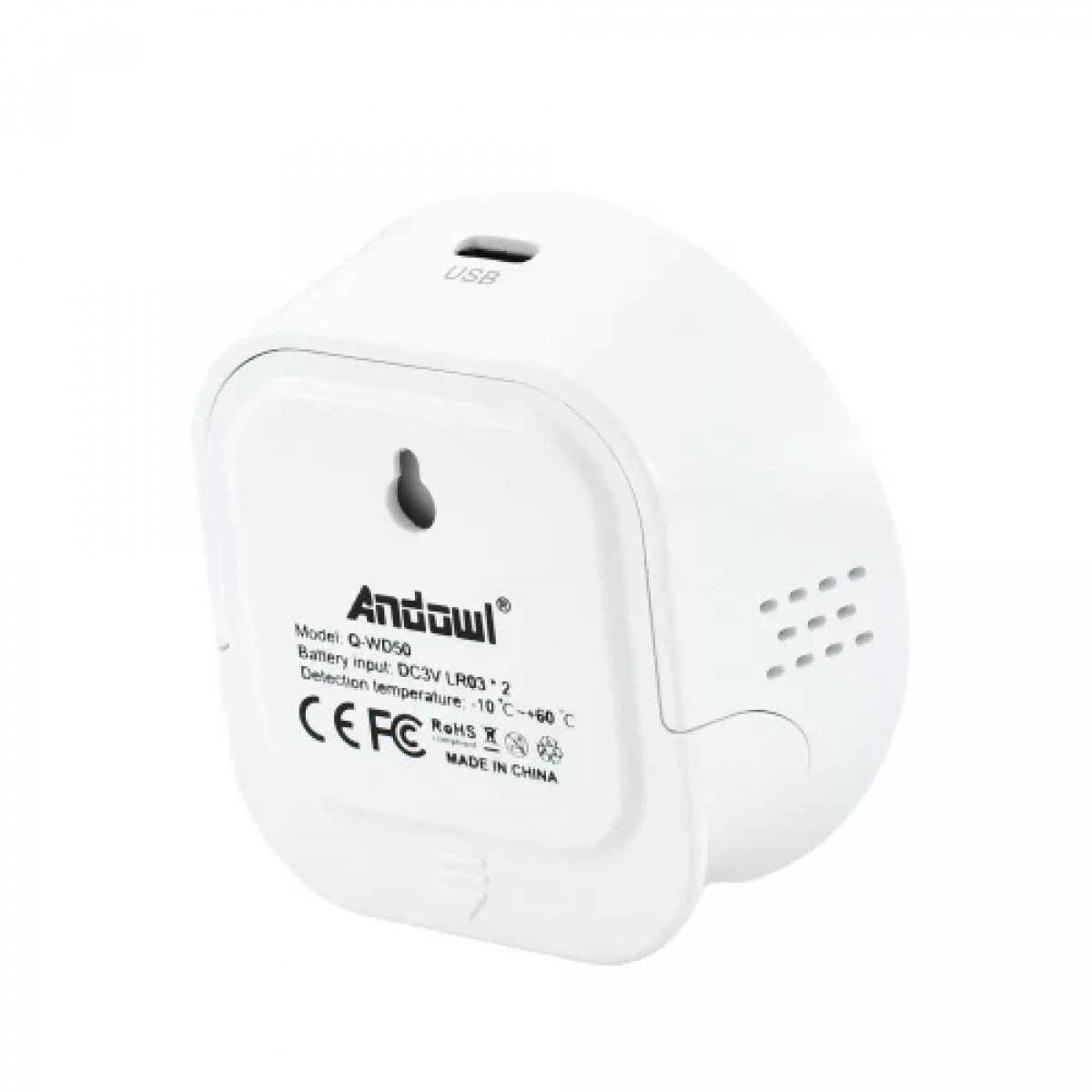 Αισθητήρας Θερμοκρασίας & Υγρασίας WiFi Andowl Q-WD50 – Λευκό