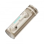 Awei T77 ENC Ασύρματα Ακουστικά Bluetooth 5.3 με 4 μικρόφωνα και Περιστρεφόμενη θήκη φόρτισης - Μπεζ