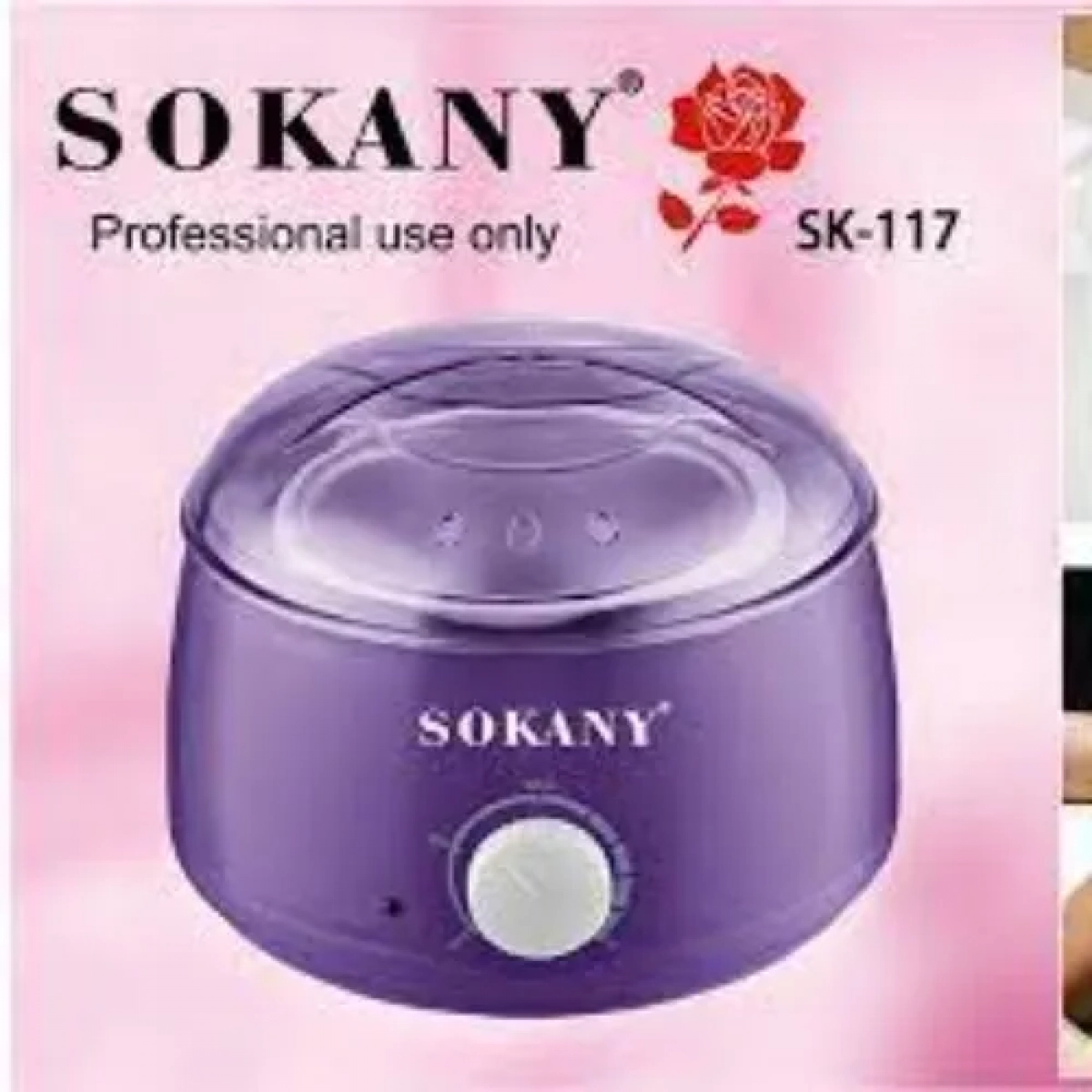 Κεριέρα Αποτρίχωσης με Κάδο Πράσινη 65W Sokany SK-117 Μωβ