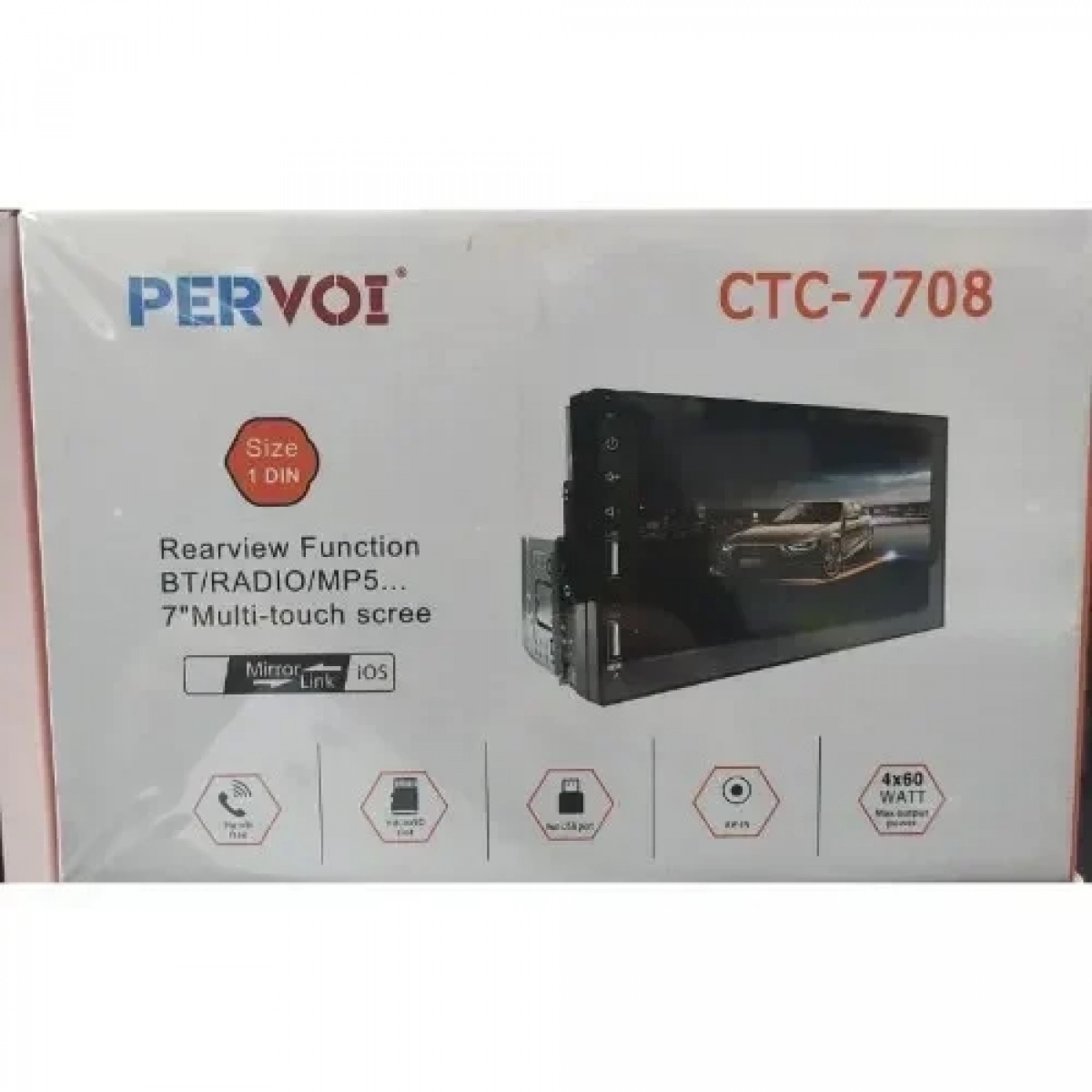 PerVoi Ηχοσύστημα Αυτοκινήτου Universal 2DIN (Bluetooth/WiFi) με Οθόνη 7" CTC-7708