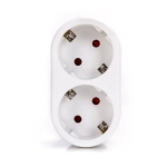 Αντάπτορας Ρεύματος 2x schuko 16A 250V Λευκό - Aigostar