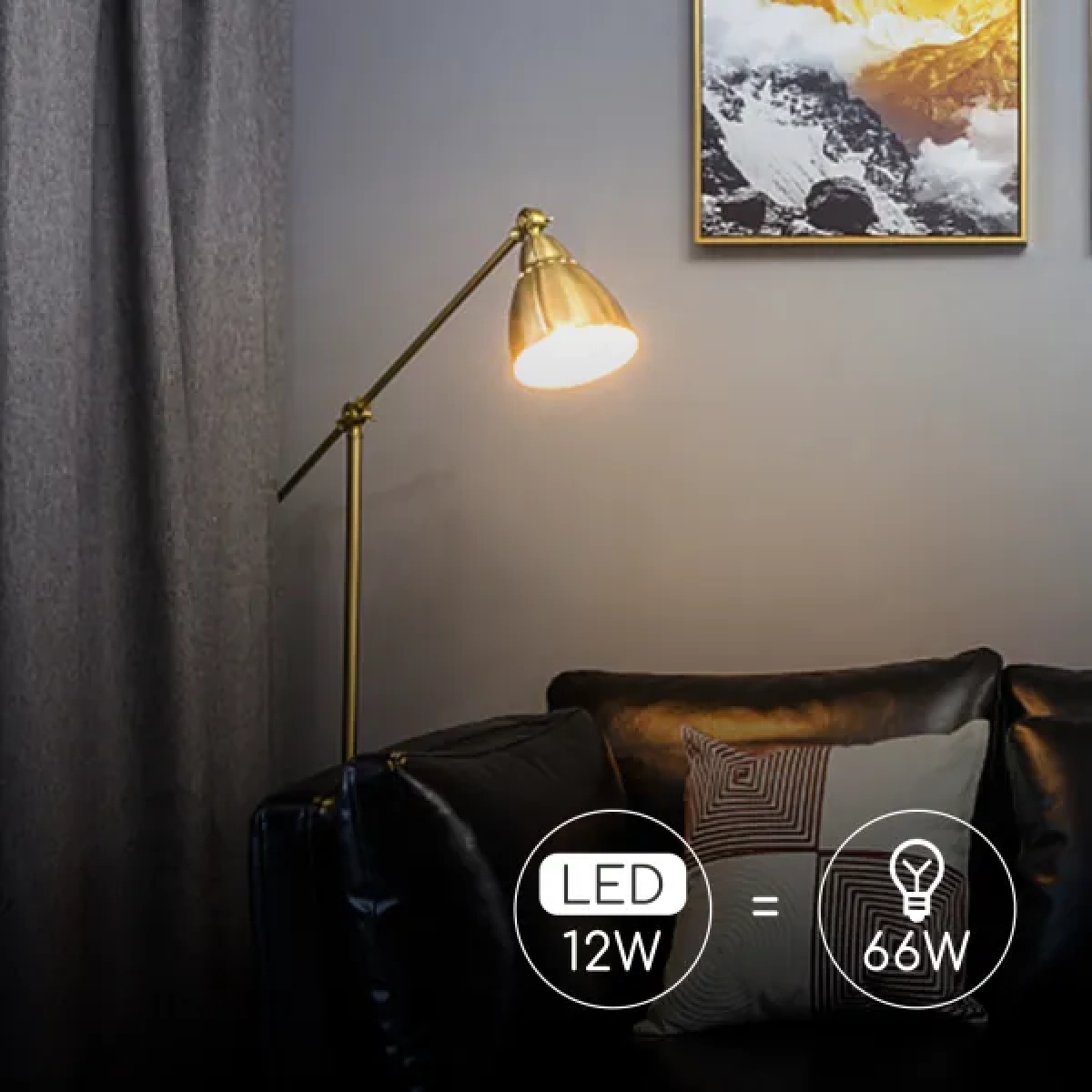 Λάμπα Led LED R80 E27 12W Θερμό Λευκό 3000K 1170lm Aigostar