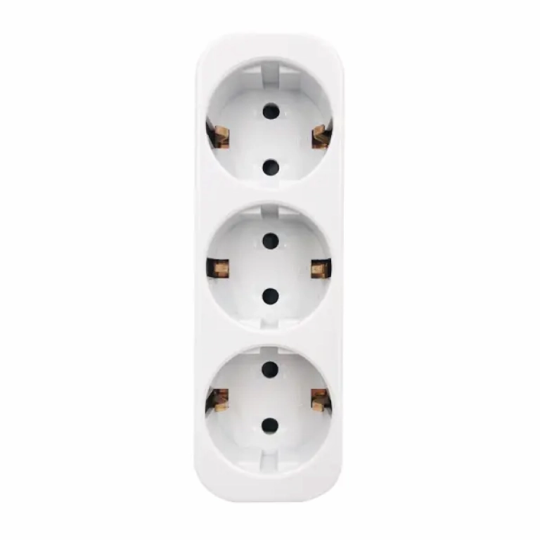 Αντάπτορας Ρεύματος 3x schuko 16A 250V Λευκό - Aigostar