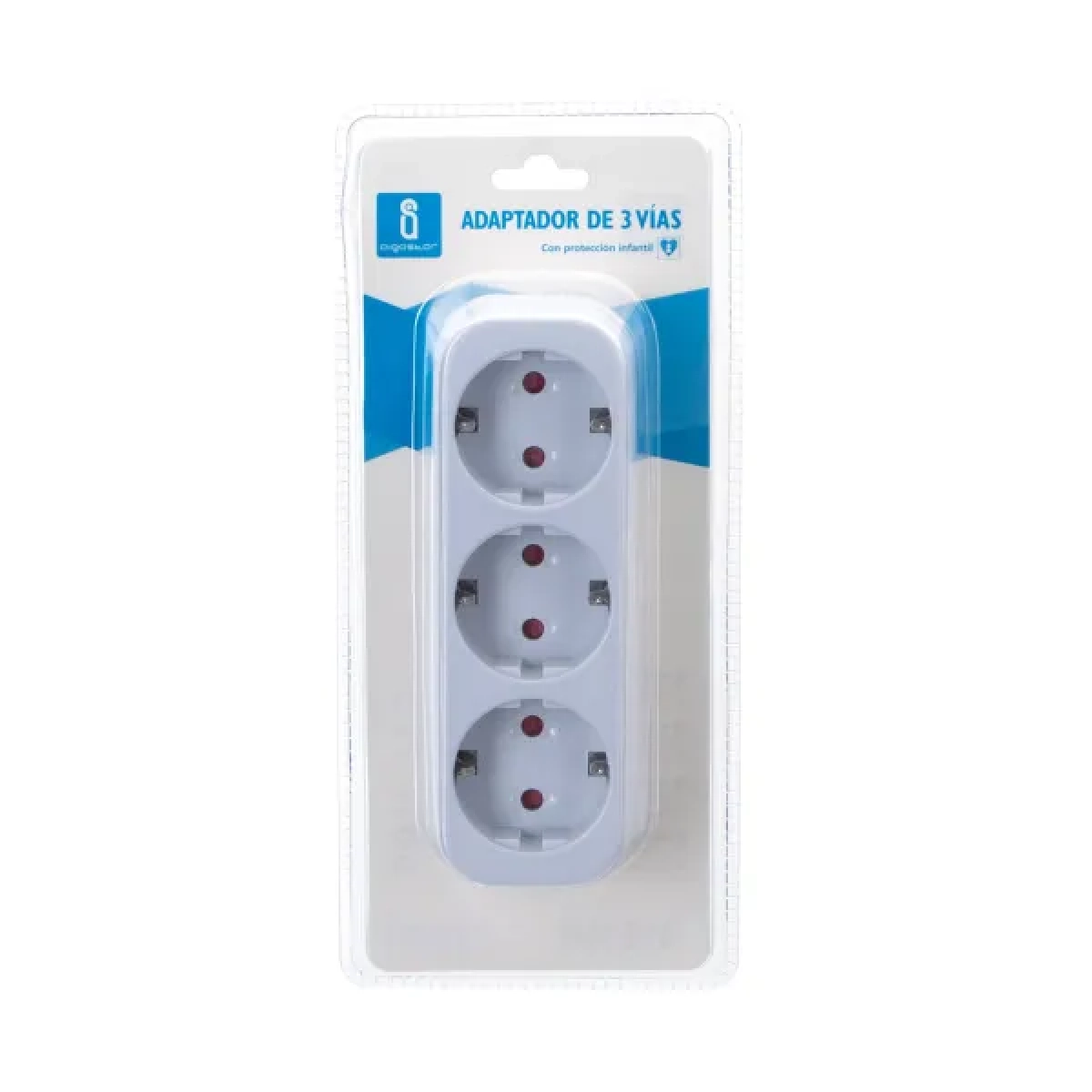 Αντάπτορας Ρεύματος 3x schuko 16A 250V Λευκό - Aigostar