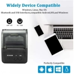Mini Bluetooth θερμικός εκτυπωτής αποδείξεων 58mm Υποστήριξη USB Android/IOS για σύστημα POS