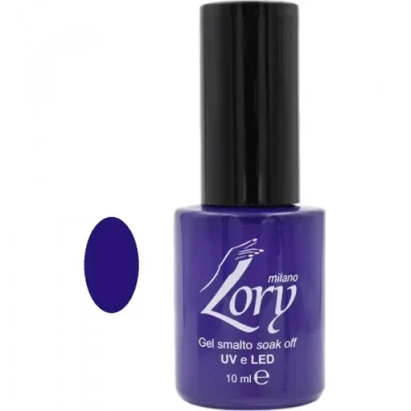 Ημιμόνιμο Βερνίκι Νυχιών no. 47 Smalto Gel Soak Off UV&LED 10ml Lory Milano Μωβ