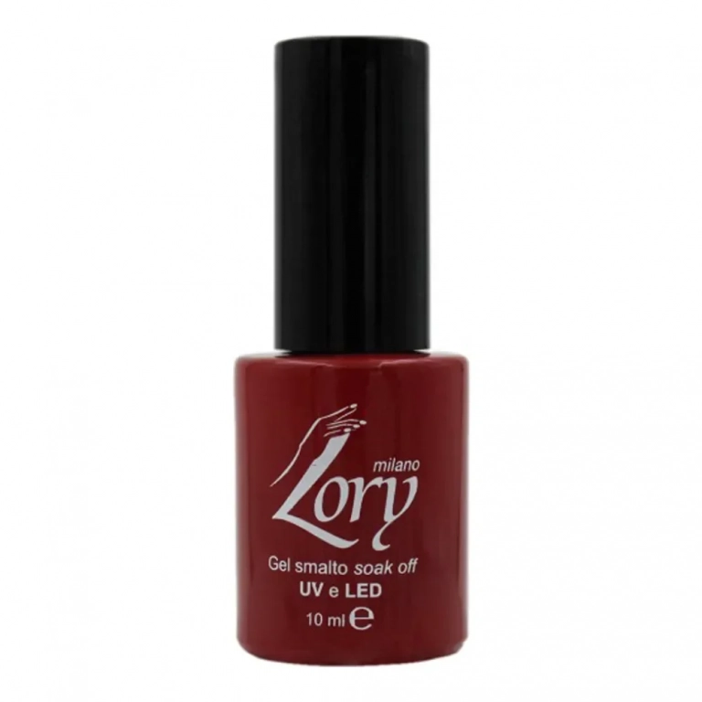 Ημιμόνιμο Βερνίκι Νυχιών no. 55 Smalto Gel Soak Off UV&LED 10ml Lory Milano Μπορντώ