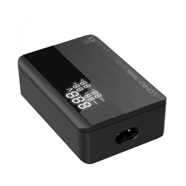 Βάση Φόρτισης με 2 Θύρες USB-A και 2 Θύρες USB-C 65W Power Delivery σε Μαύρο χρώμα Ldnio A4808Q